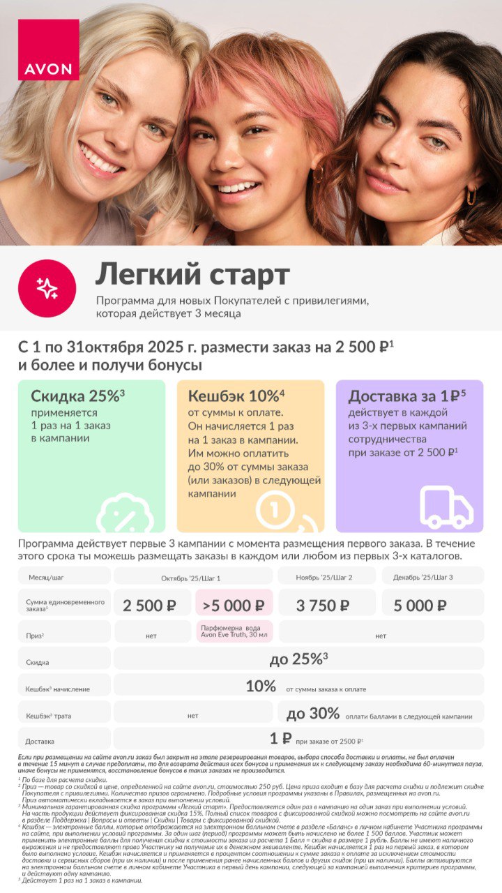 Avon Легкий Старт 10 2025 Avon Легкий Старт 10 2025